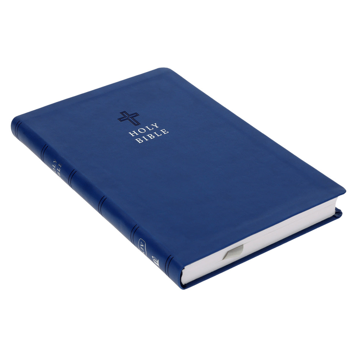 KJV Blue Imitation Leather Value Ultra Thinline Bible Comfort Print