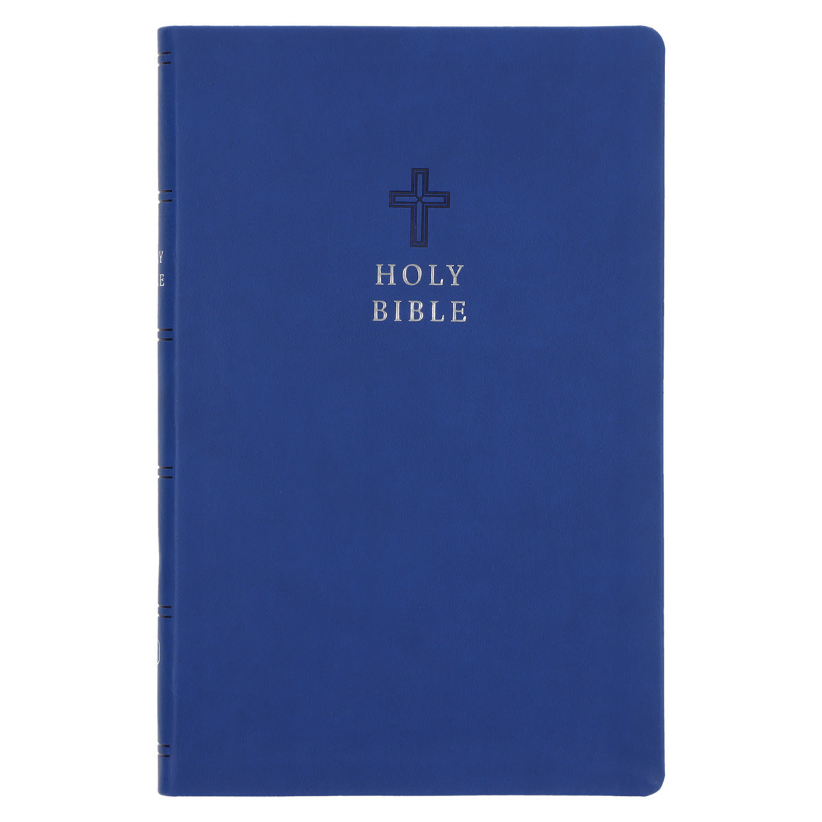 KJV Blue Imitation Leather Value Ultra Thinline Bible Comfort Print