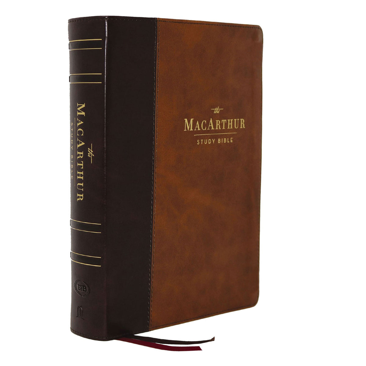 LSB Brown Imitation Leather MacArthur Study Bible 2nd Edition Comfort Print