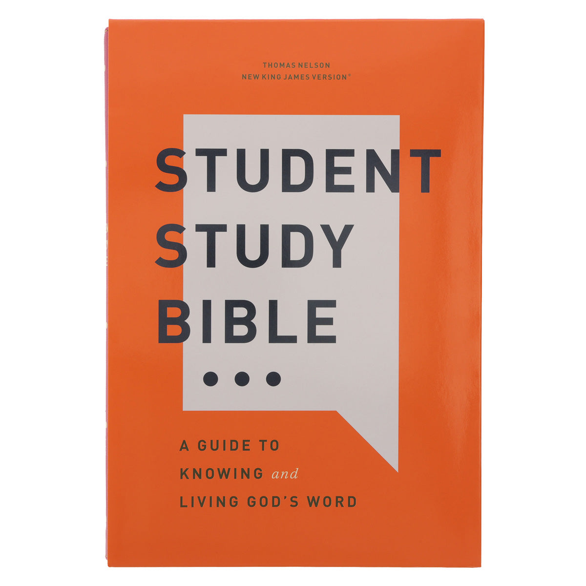 NKJV Pink Imitation Leather Student Study Bible Red Letter Comfort Print