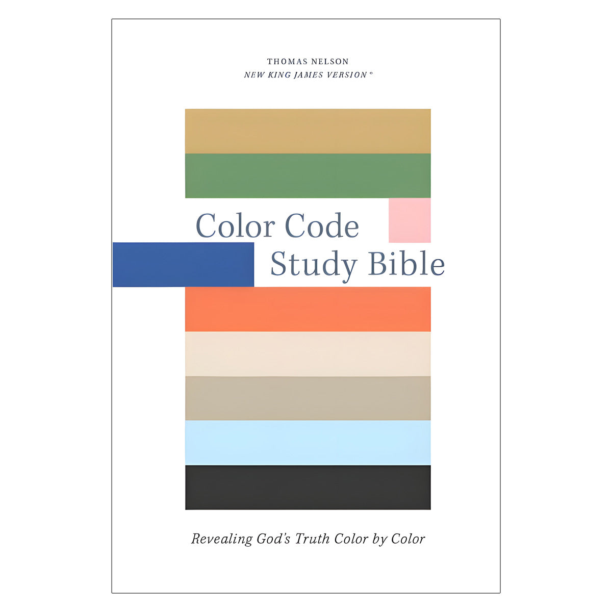 NKJV Hardcover Color Code Study Bible Red Letter