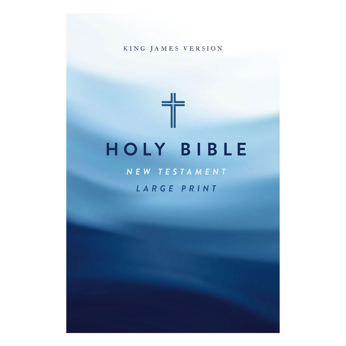 KJV Cross Paperback Outreach New Testament Bible Large Comfort Print