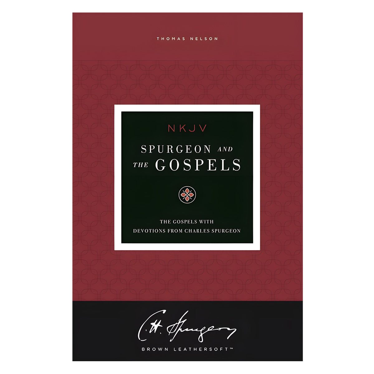 NKJV Brown Imitation Leather Spurgeon and the Gospels with Devotions Comfort Print