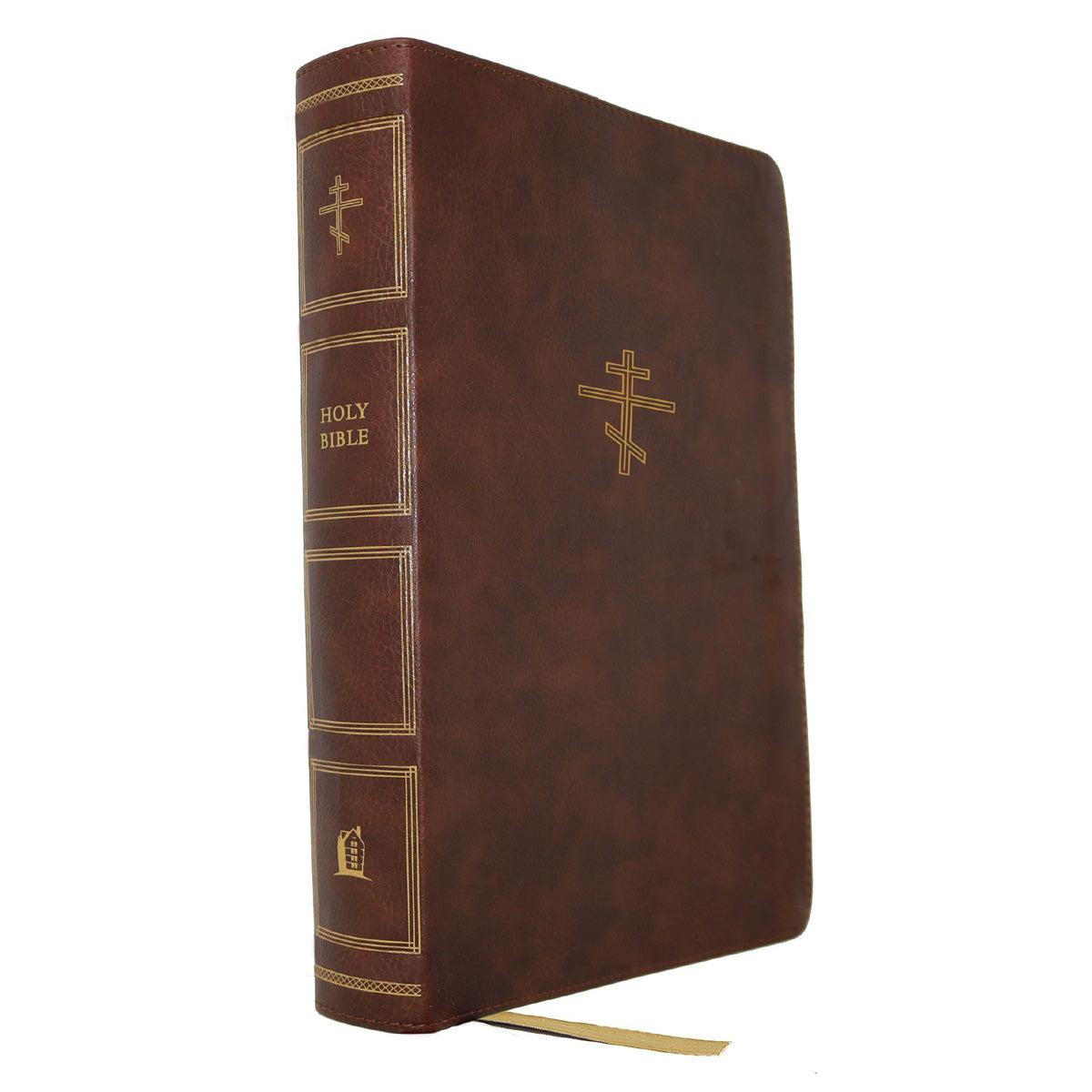 The Brown Imitation Leather Orthodox Study Bible