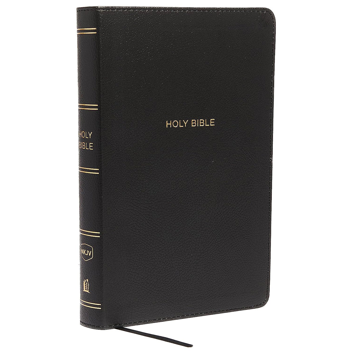 NKJV Black Imitation Leather Personal Size Reference Bible Giant Comfort Print