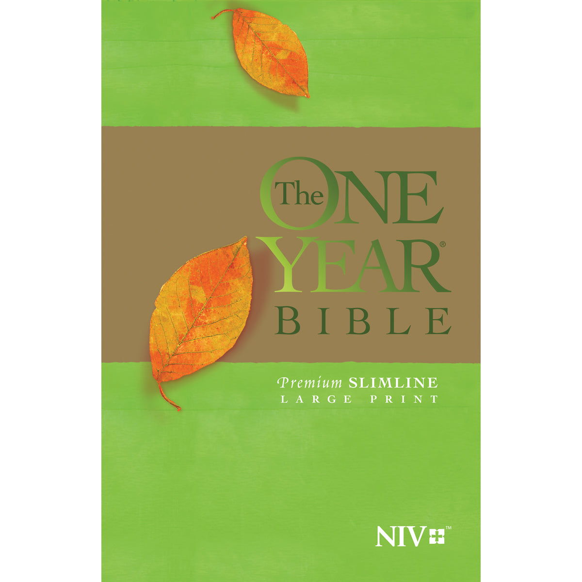 NIV The One Year Bible Premium Slimline Large Print (Paperback)