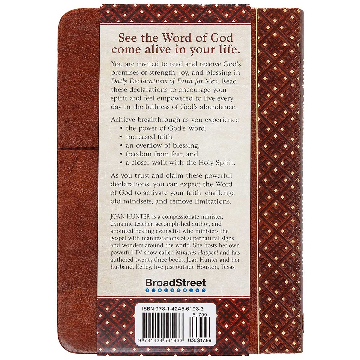 Daily Declarations Of Faith For Men (Imitation Leather)