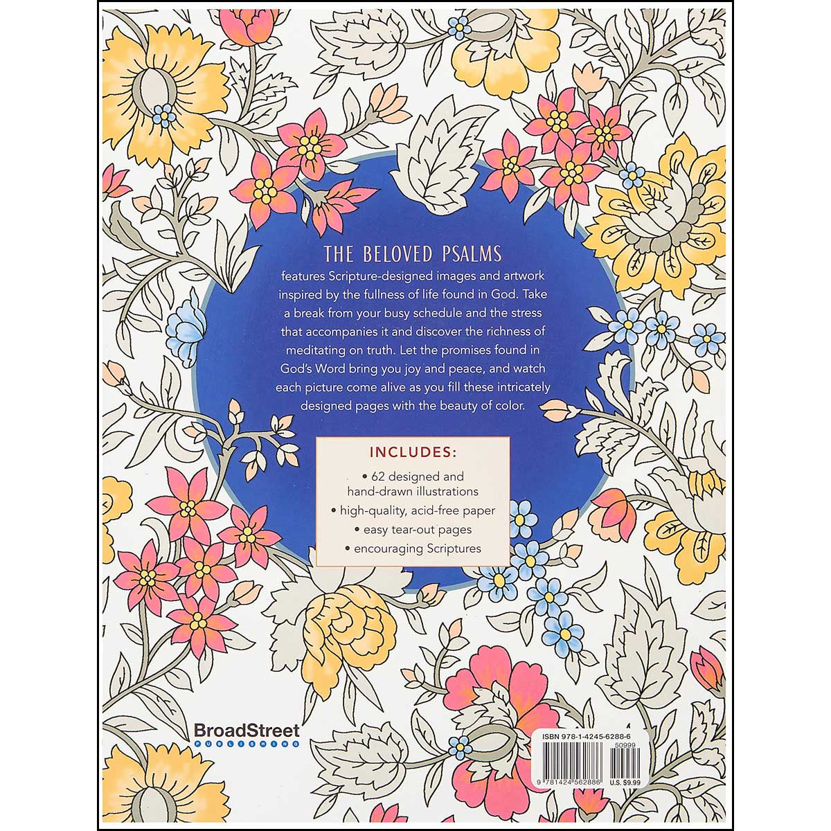 The Beloved Psalms Coloring Book (Paperback)