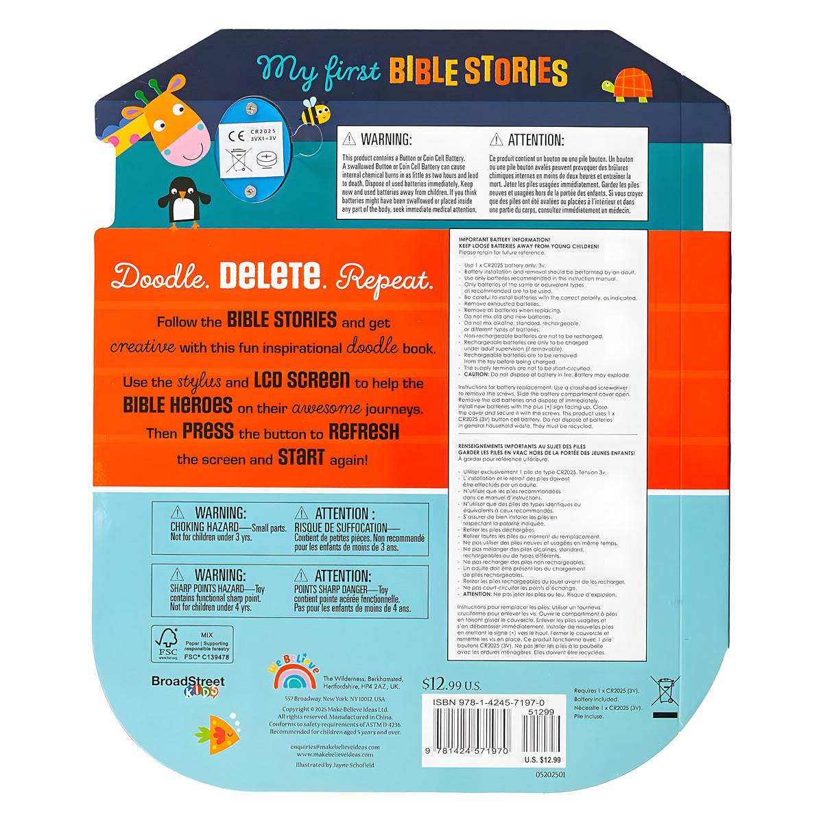 Doodle Delete Repeat – My First Bible Stories (Hardcover)