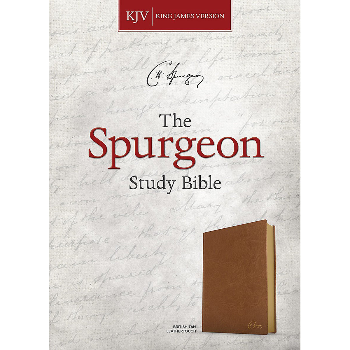 KJV Spurgeon Study Bible Tan (Imitation Leather)