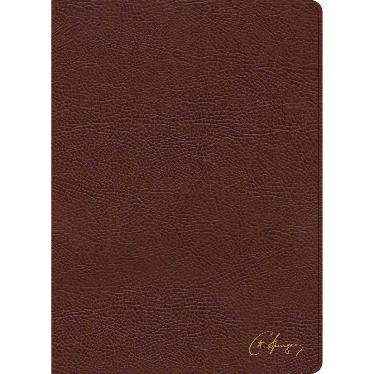 KJV Spurgeon Study Bible Brown (Imitation Leather)