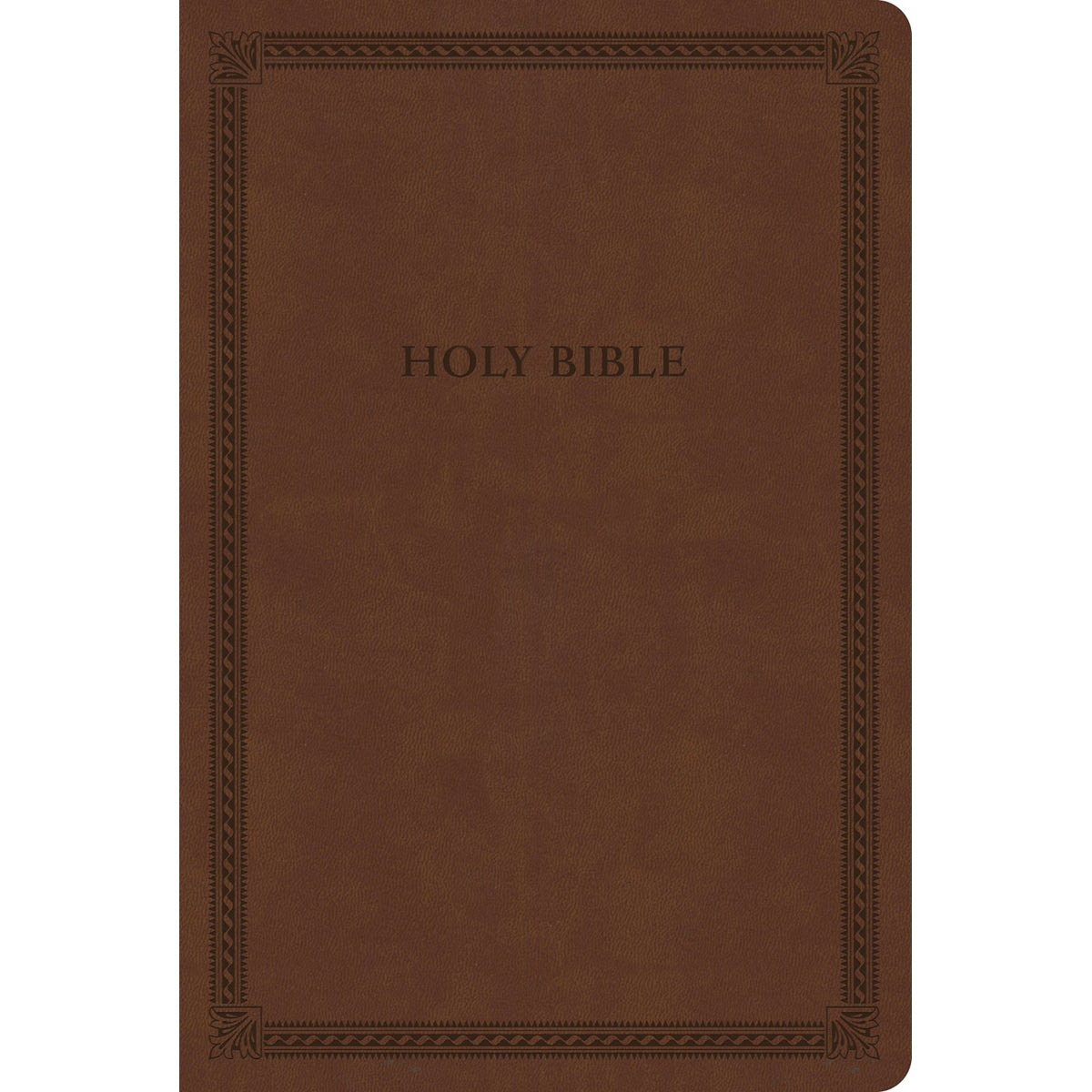 CSB Brown Imitation Leather Thinline Value Edition Bible Large Print