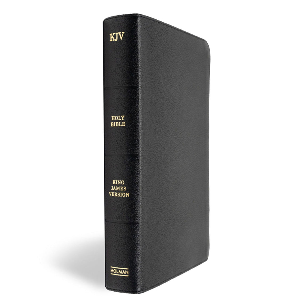 KJV Black Genuine Leather Personal Size Bible Giant Print