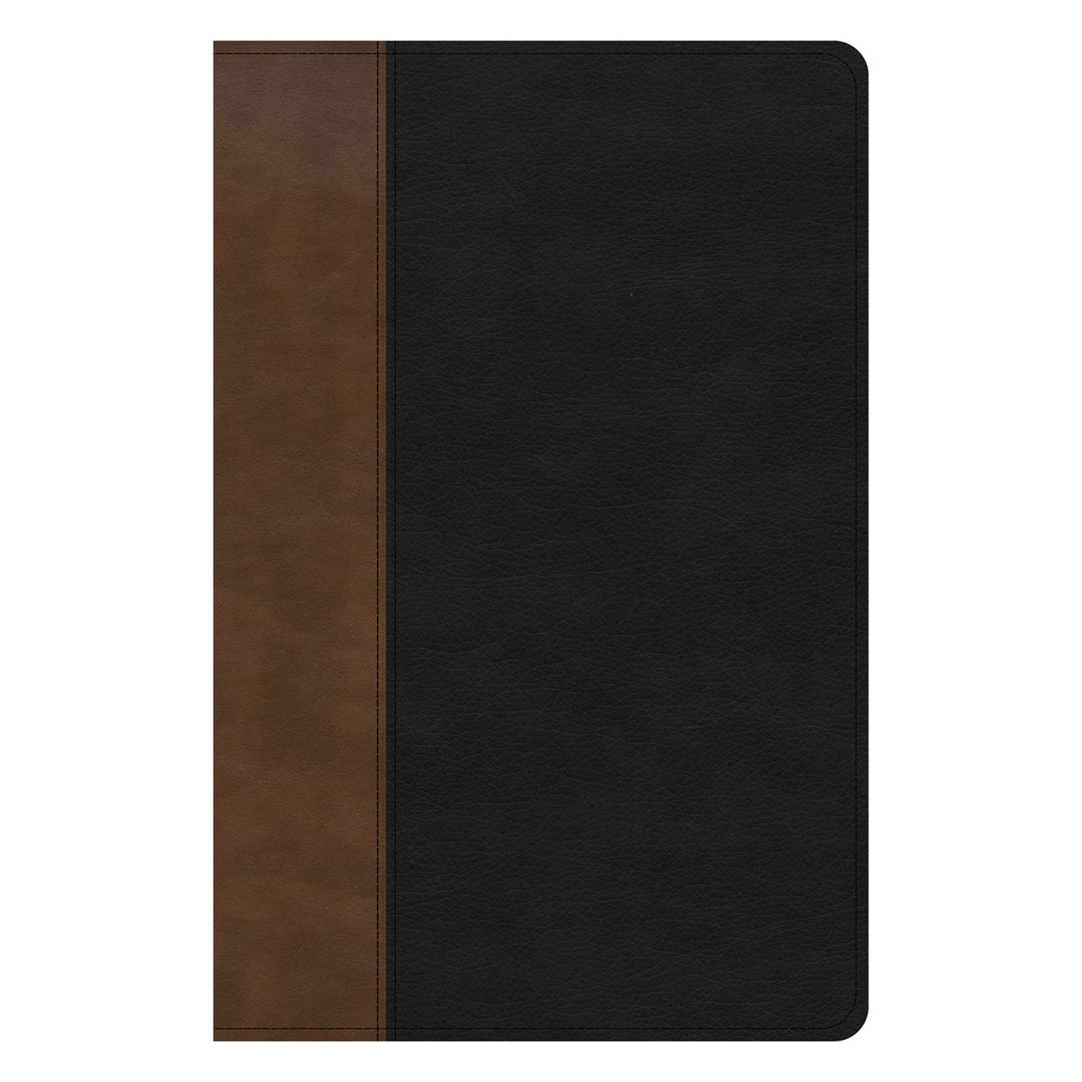 KJV Black and Brown Imitation Leather Personal Size Bible Giant Print Indexed