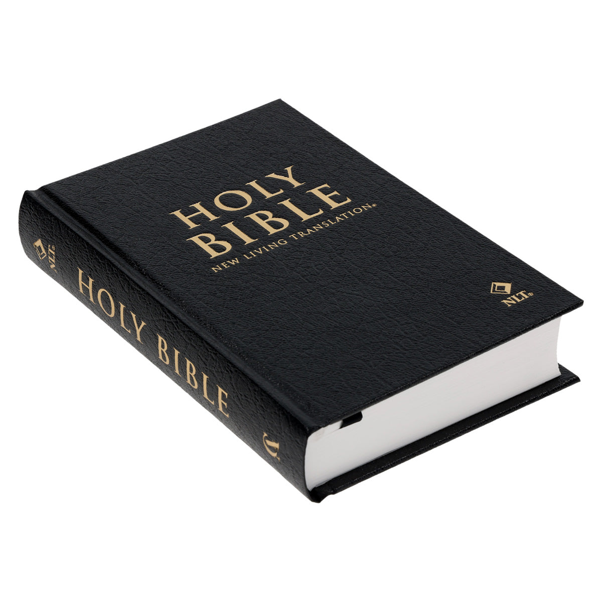 NLT Compact Bible Black Hardcover