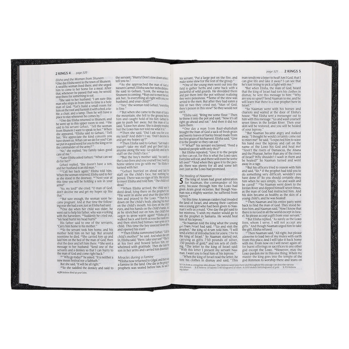 NLT Compact Bible Black Hardcover