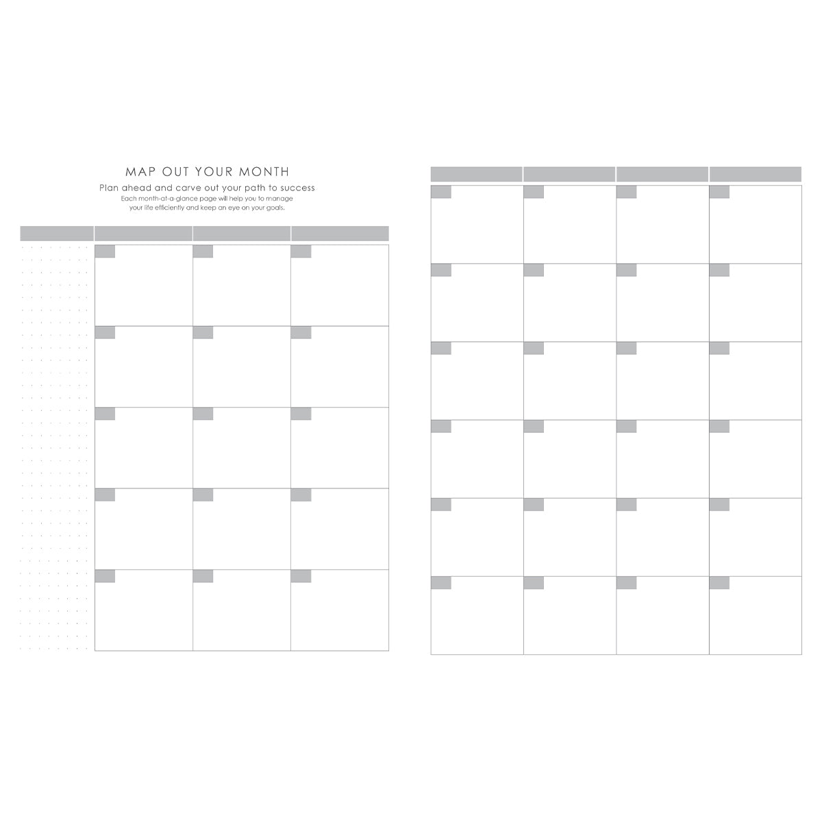 Baxter Undated Planner A4 Grey (Durable Synthetic Fibre Flexcover)