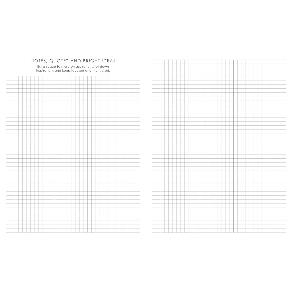 Baxter Undated Planner A4 Grey (Durable Synthetic Fibre Flexcover)