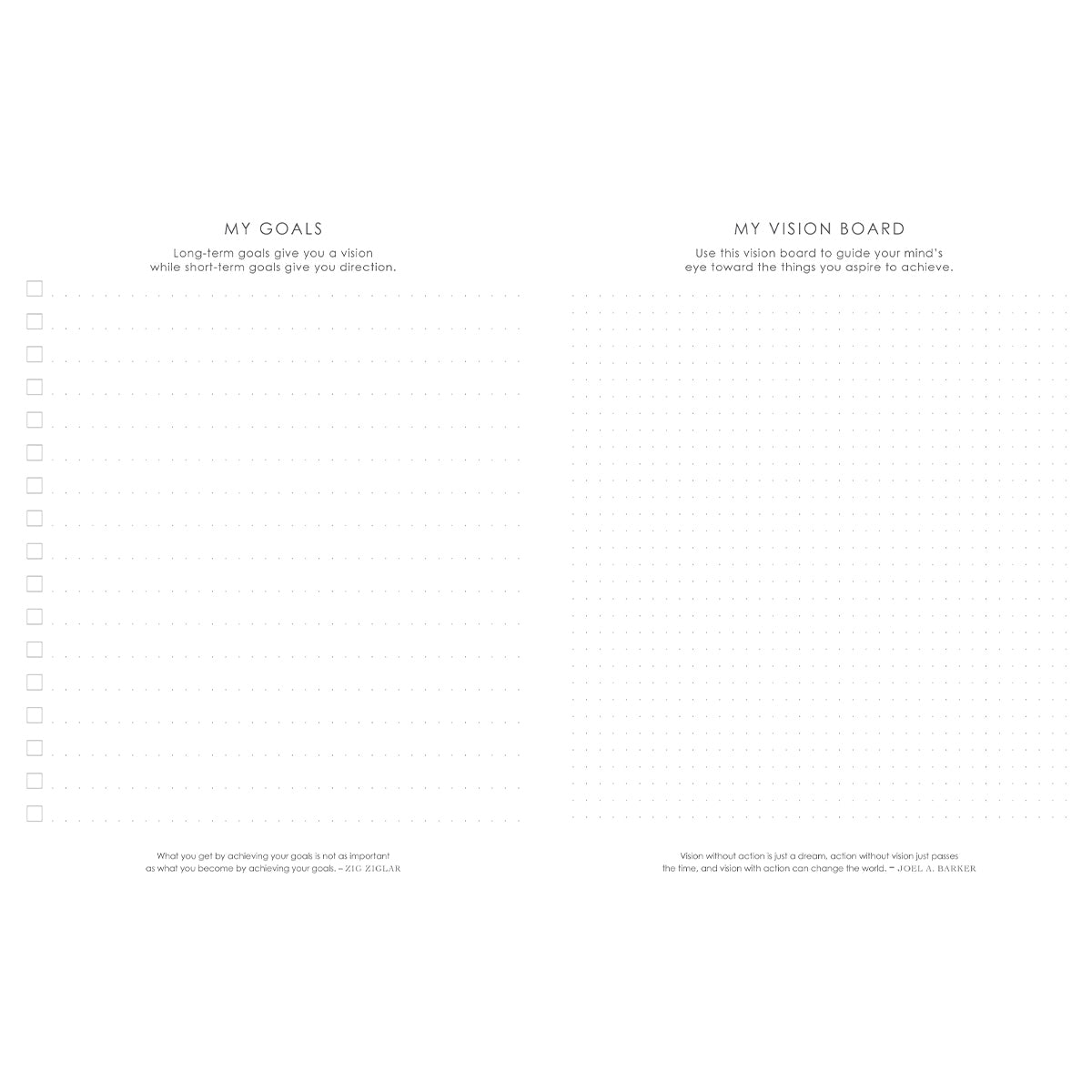 Baxter Undated Planner A4 Black (Durable Synthetic Fibre Flexcover)