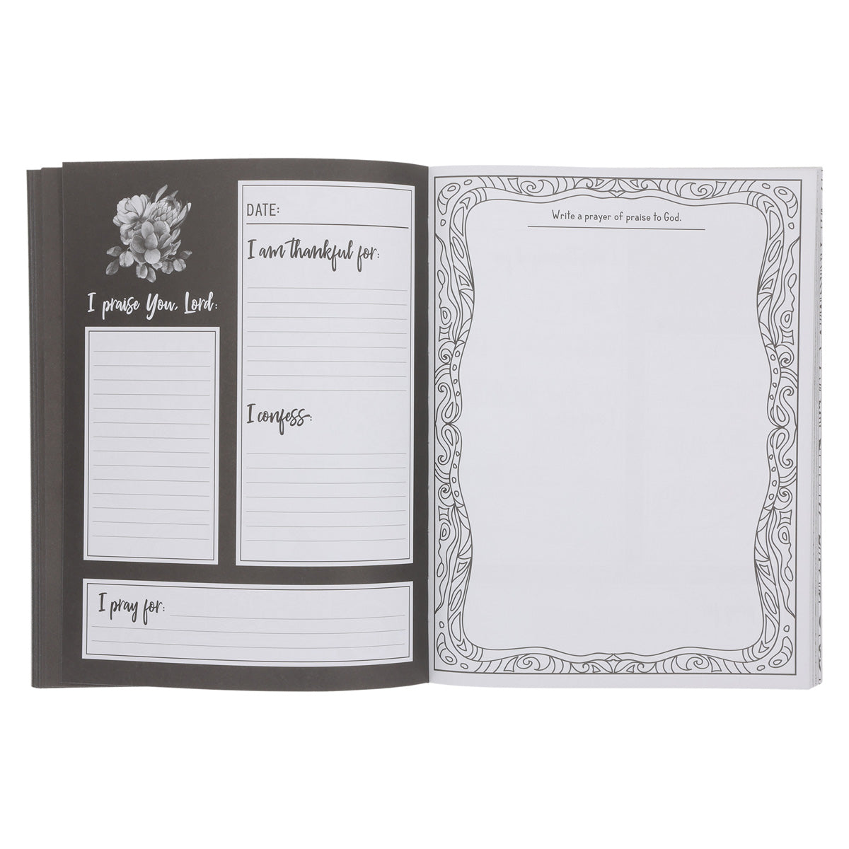 Pray More Worry Less Coloring Prayer Journal (Paperback)