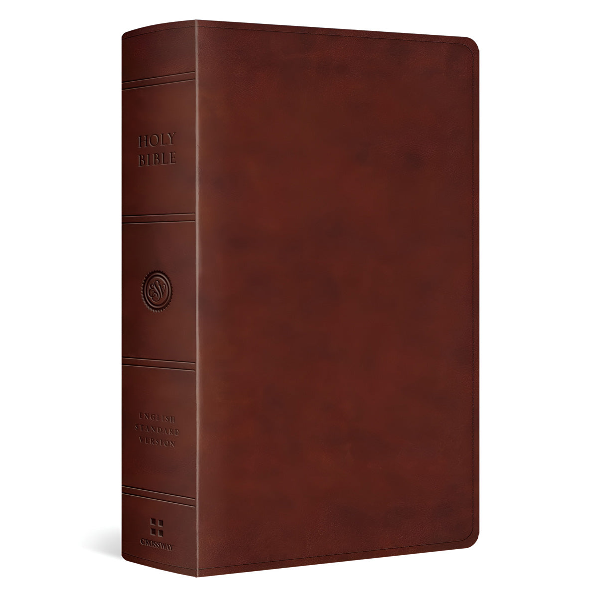 ESV Personal Size Bible, Large Print, Red Letter, Imitation Leather, Chestnut