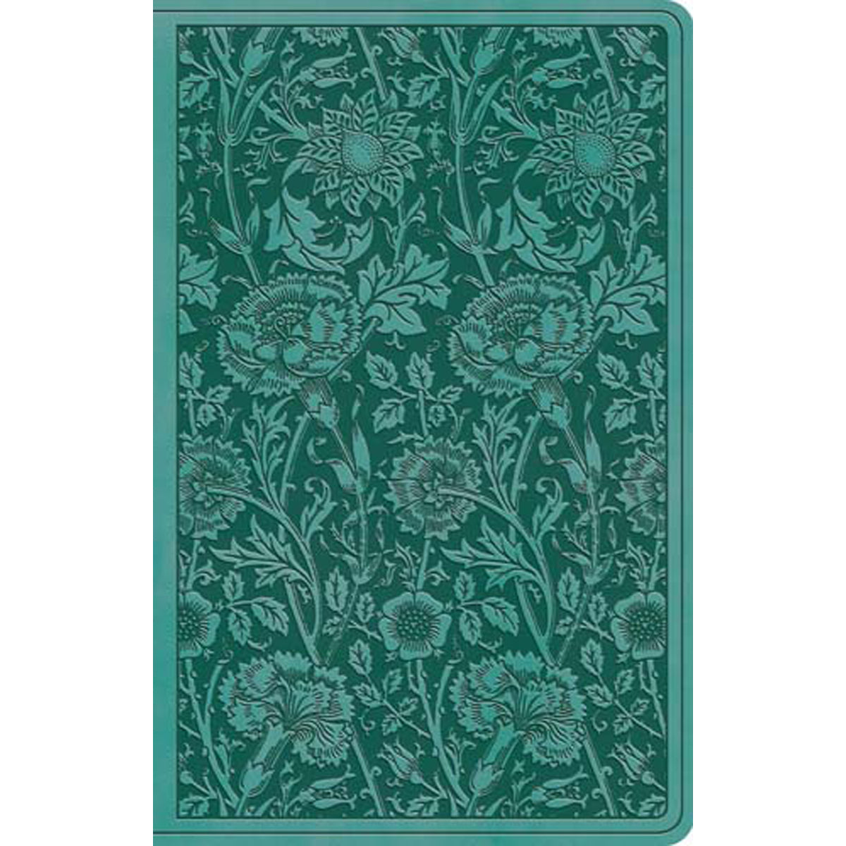 ESV Premium Gift Bible Teal Floral Design (Imitation Leather)