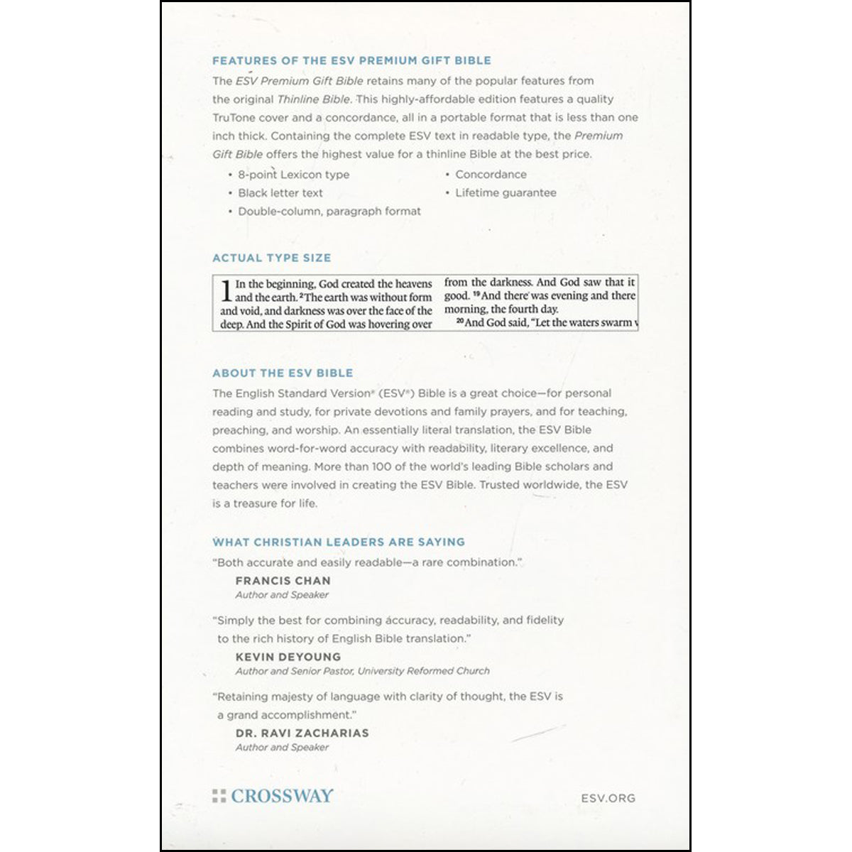 ESV Premium Gift Bible Brown (Imitation Leather)