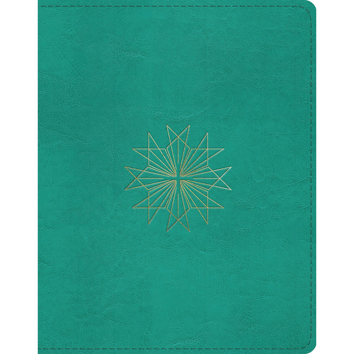 ESV Single Column Journaling ReSplendent Cross Design Teal (Imitation Leather)