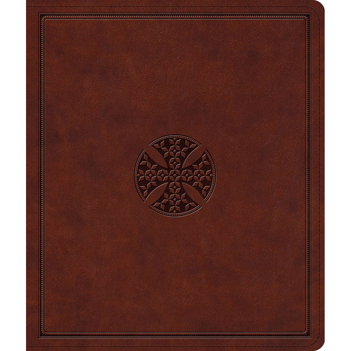 ESV Journaling Bible Brown Mosaic Cross Design (Imitation Leather)