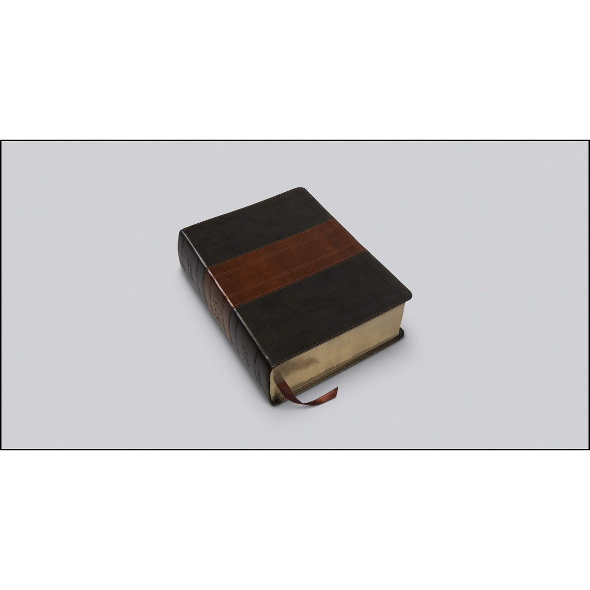 ESV Study Bible Large Print Forest / Tan Trail Design (Imitation Leather)