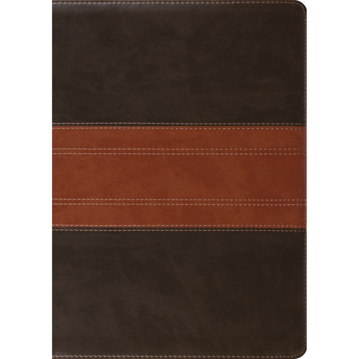 ESV Study Bible Large Print Forest / Tan Trail Design (Imitation Leather)