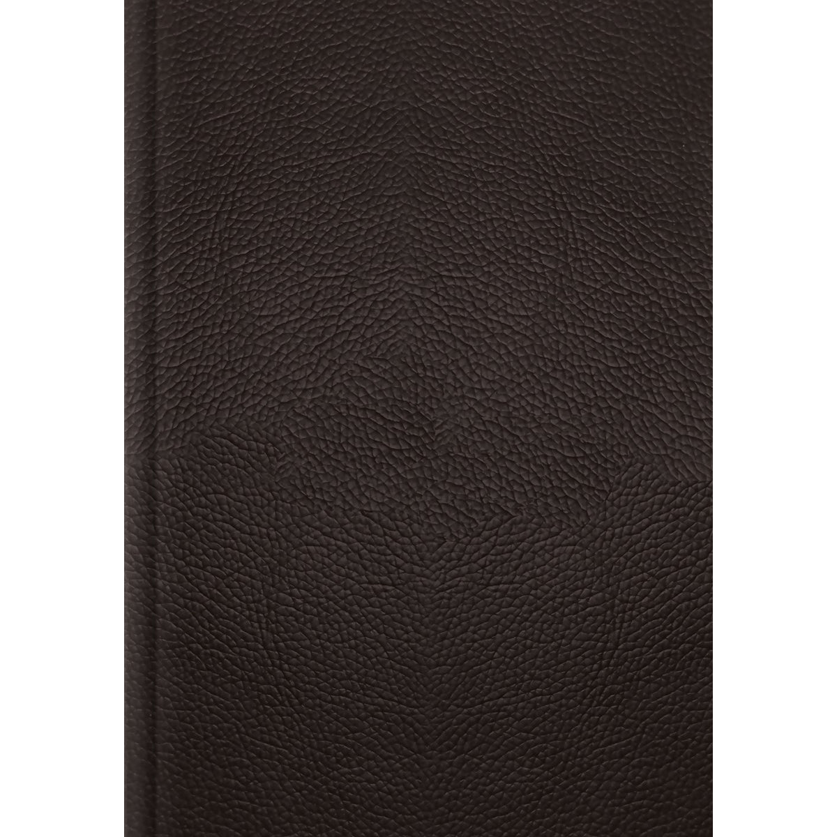 ESV Single Column Large Print Journaling Bible Deep Brown (Genuine Leather With Ribbon Marker)