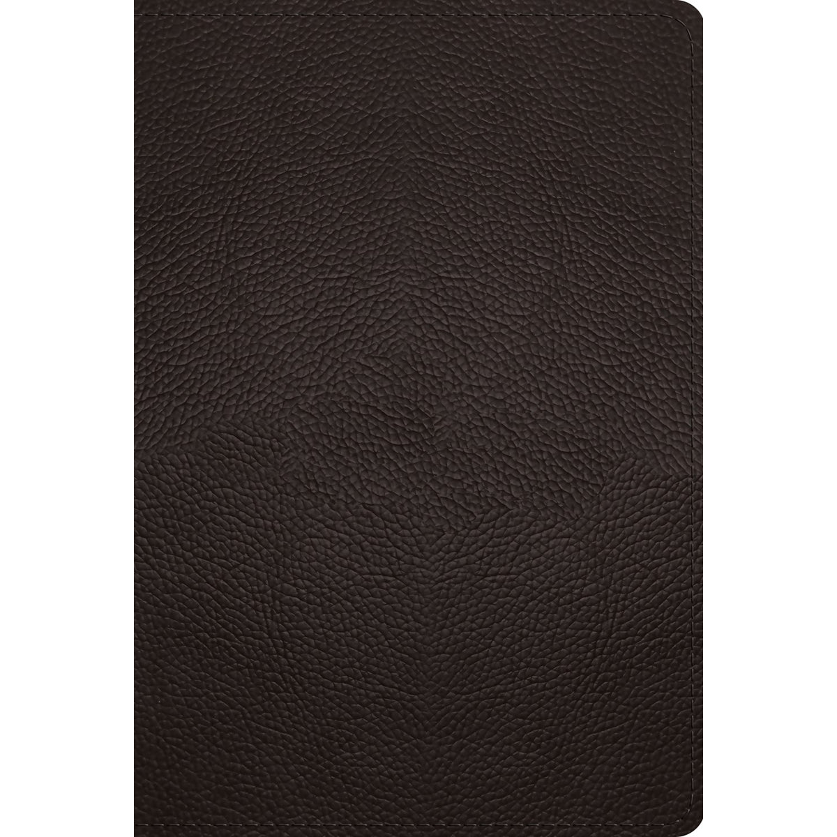 ESV Large Print Compact Bible (Deep Brown)(Genuine Leather With Ribbon Marker)