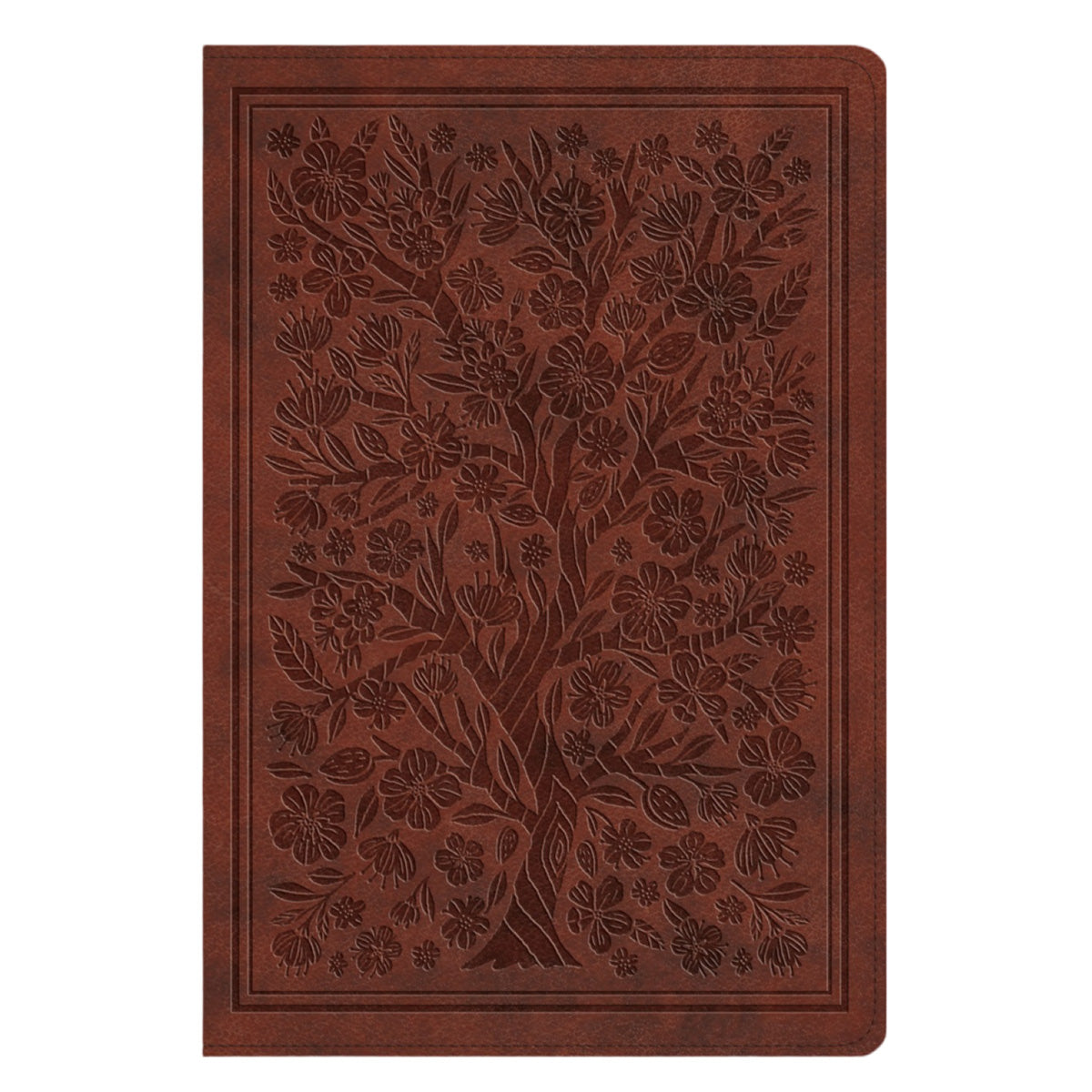 ESV Chestnut Almond Tree Design Imitation Leather Women's Study Bible
