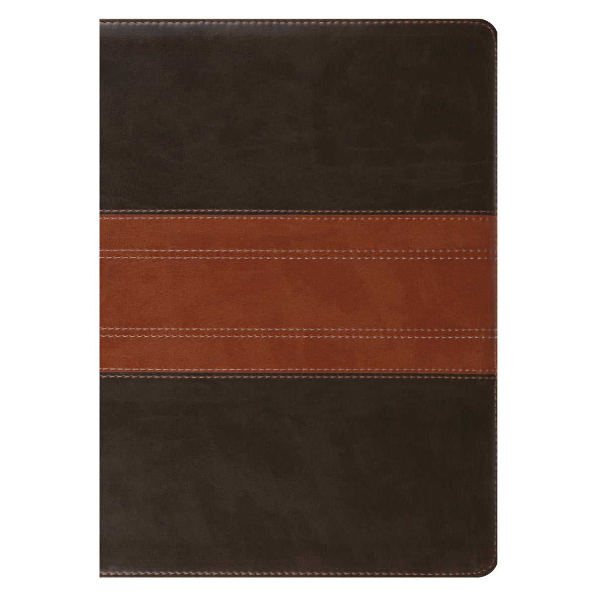 ESV Forest and Tan Imitation Leather Personal Size Study Bible