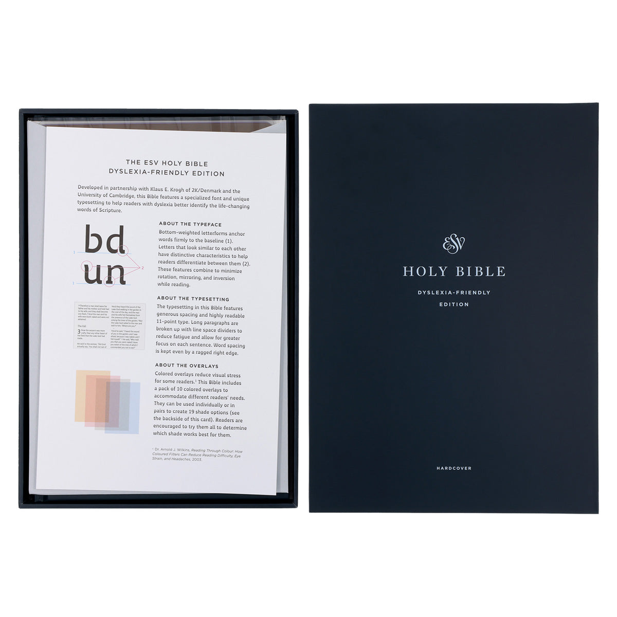 ESV Hardcover Dyslexia-Friendly Edition Holy Bible