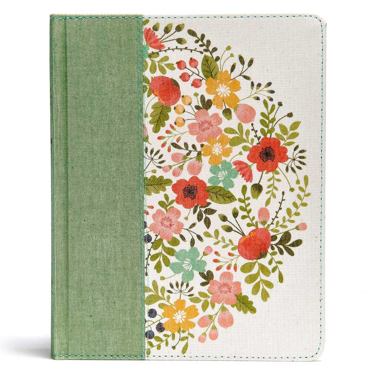 CSB Notetaking Bible Sage Cloth Over Board (Hardcover)
