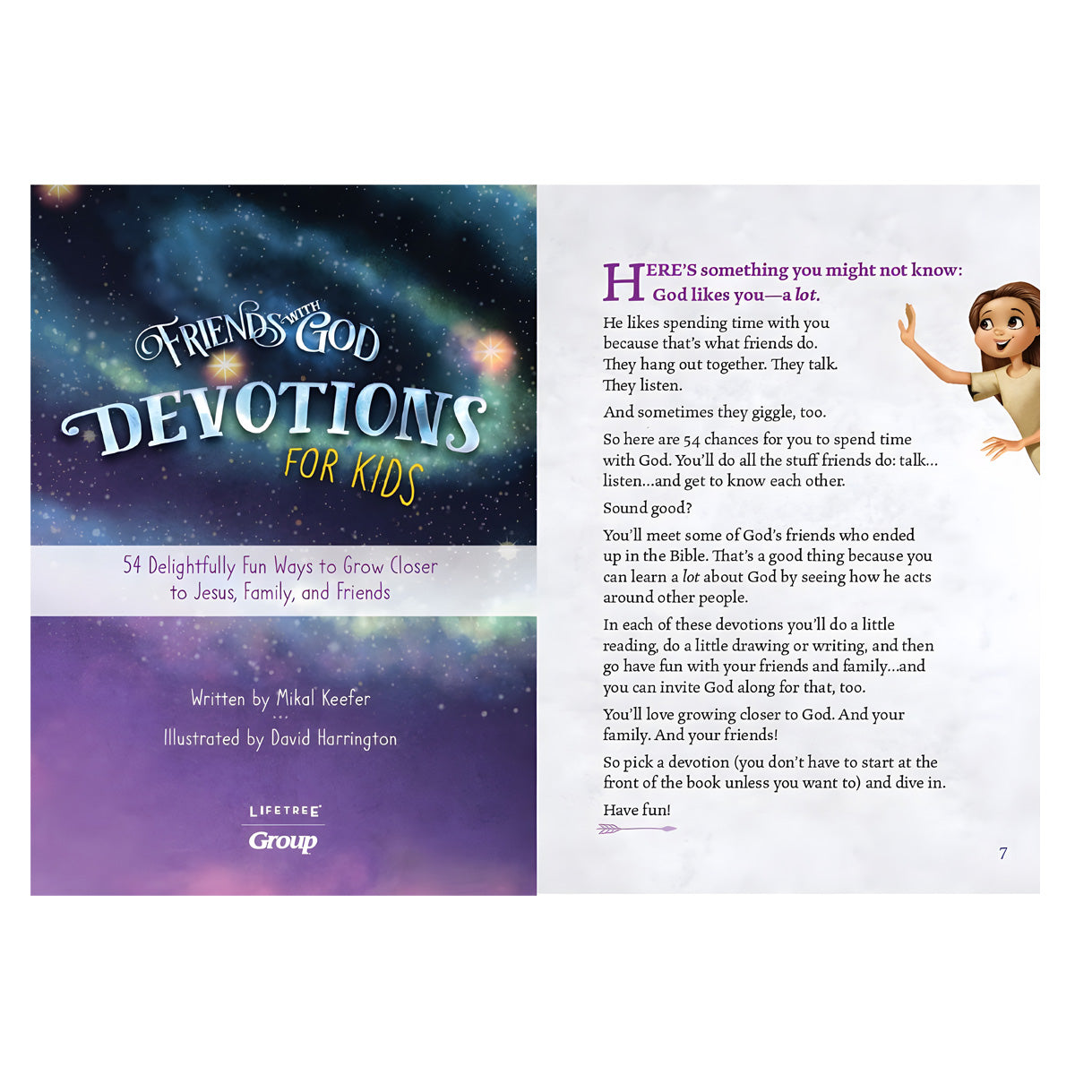 Friends With God Dev for Kids: 54 Delightfully Fun Ways to Grow Closer to Jesus HC