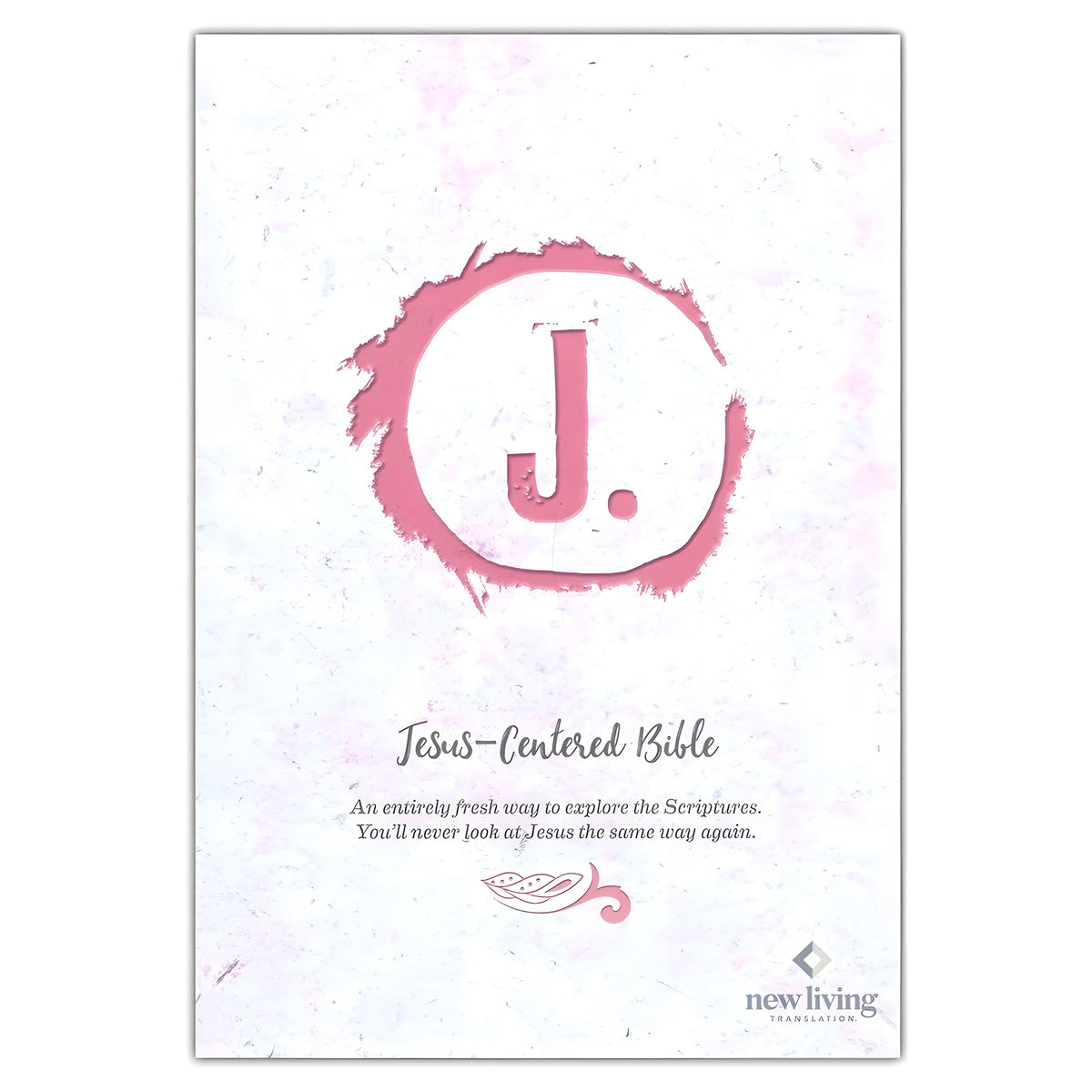 NLT Pink Imitation Leather Jesus-Centered Bible
