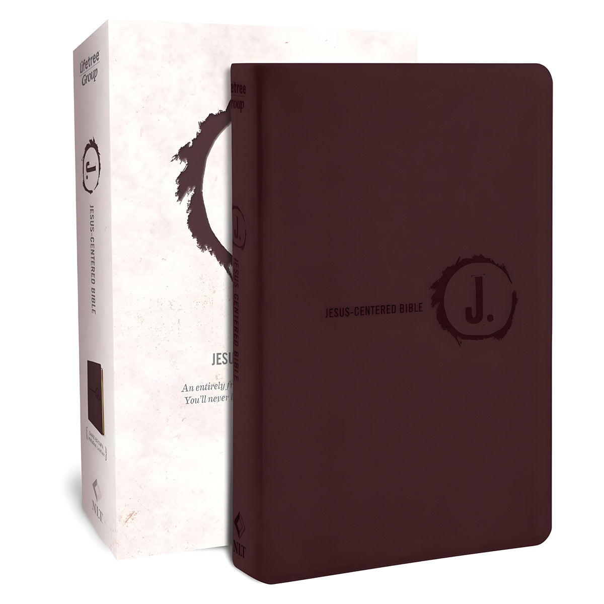 NLT Dark Brown Imitation Leather Jesus-Centered Bible