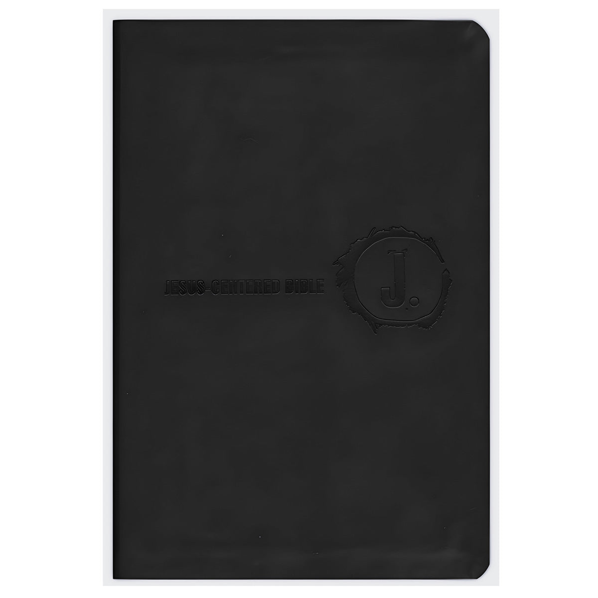 NLT Black Imitation Leather Jesus-Centered Bible Large Print