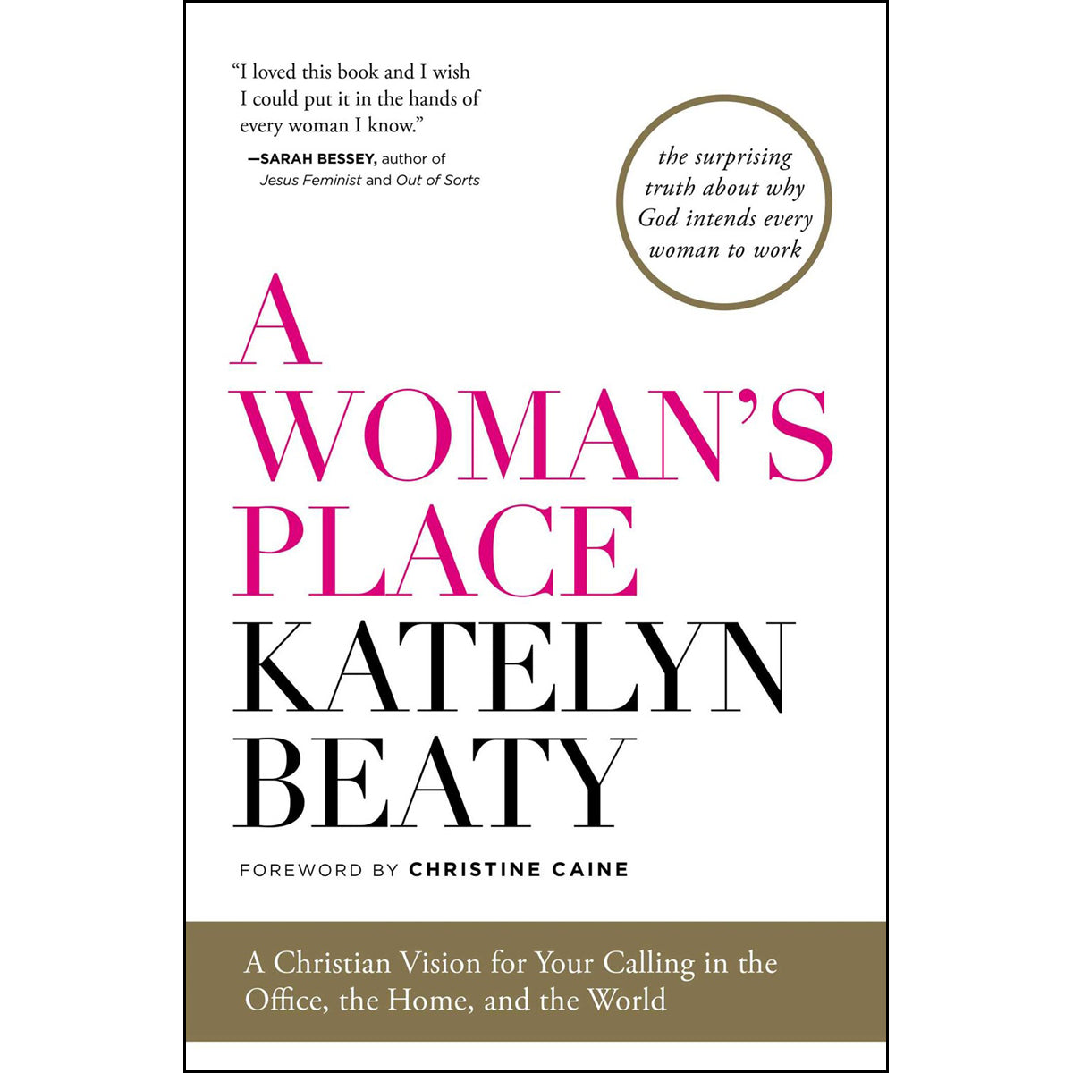 A Womans Place: A Christian Vision For Your Calling (Paperback)