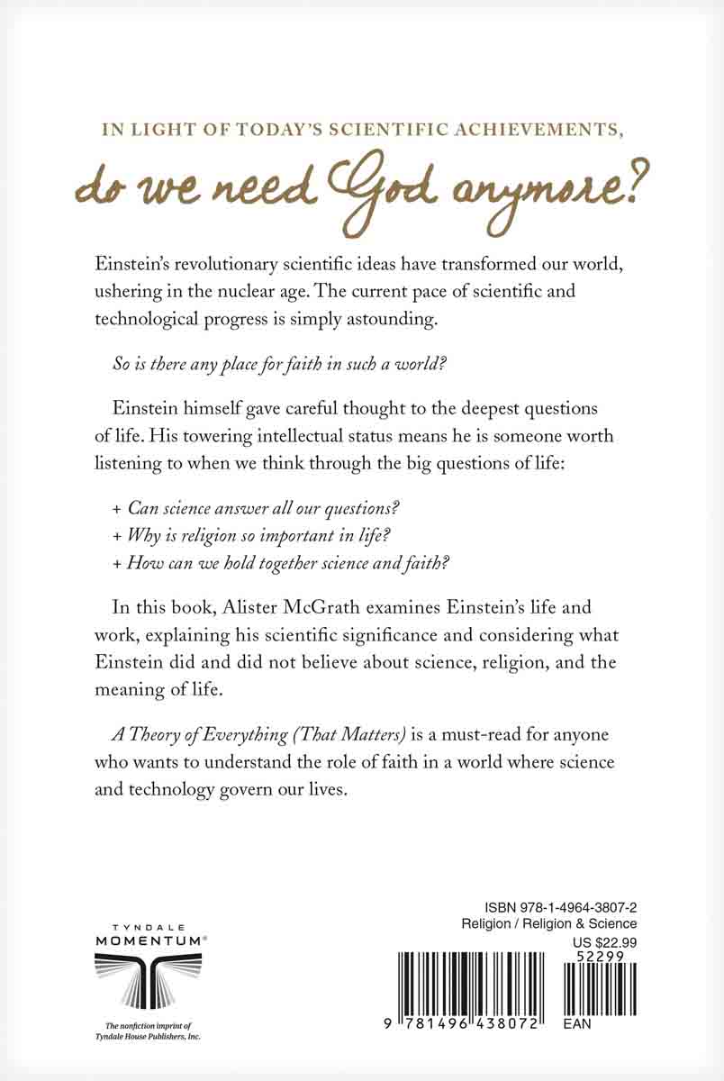 A Theory Of Everything (That Matters)(Hardcover)