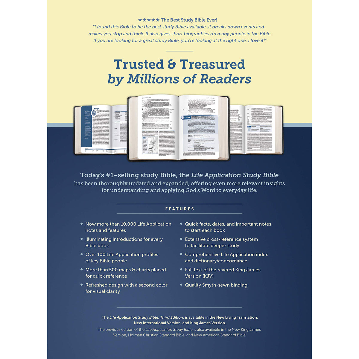 KJV Life Application Study Bible, Third Edition, Red Letter, Indexed (Hardcover)