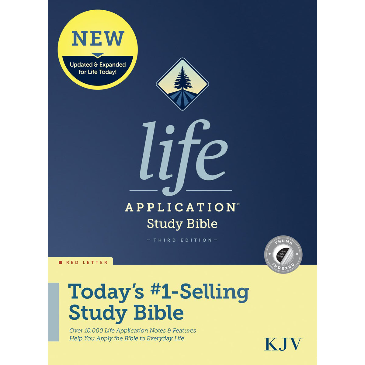 KJV Life Application Study Bible, Third Edition, Red Letter, Indexed (Hardcover)