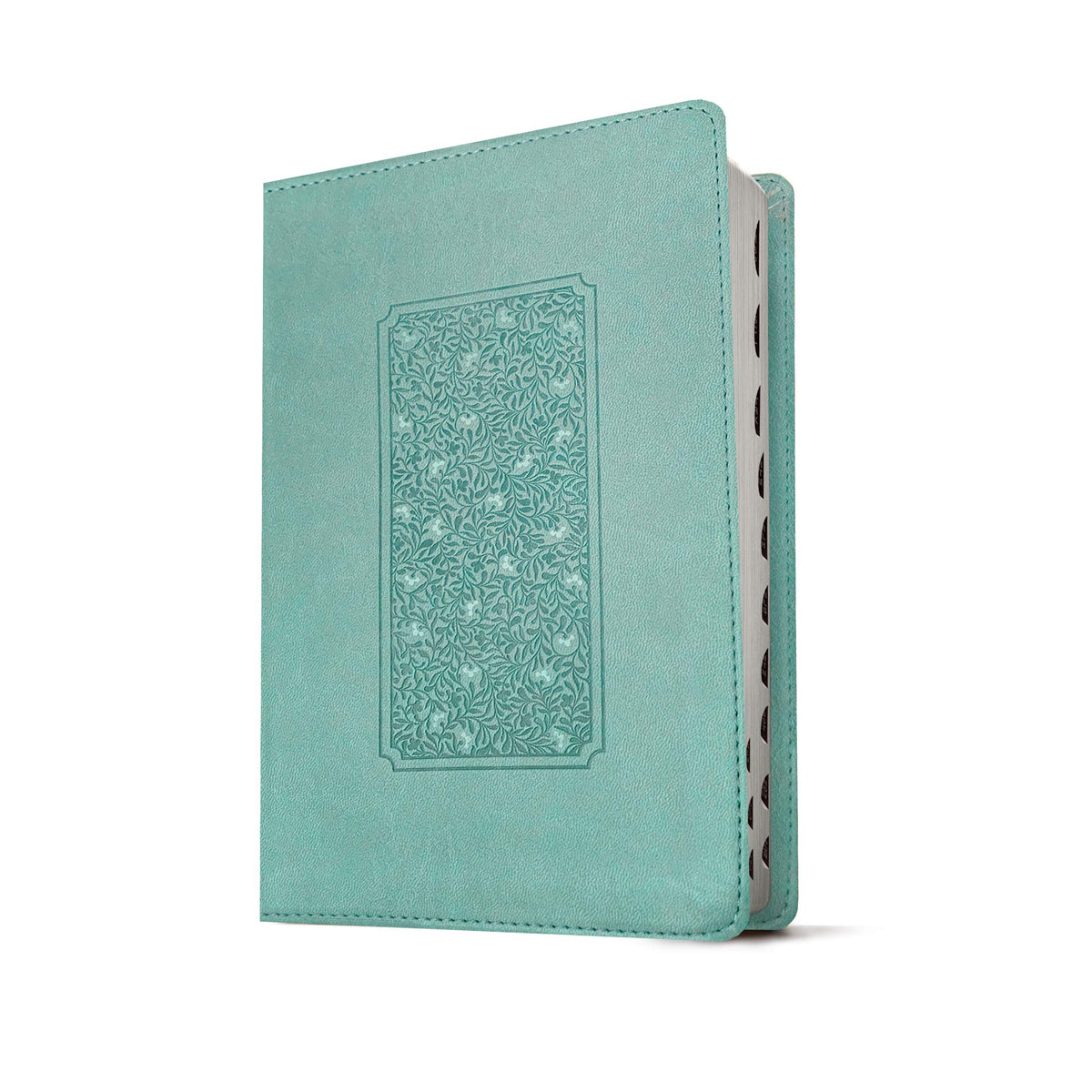 KJV Life Application Study Bible, Third Ed, Red Letter, Index, Floral Frame Teal (Imitation Leather)