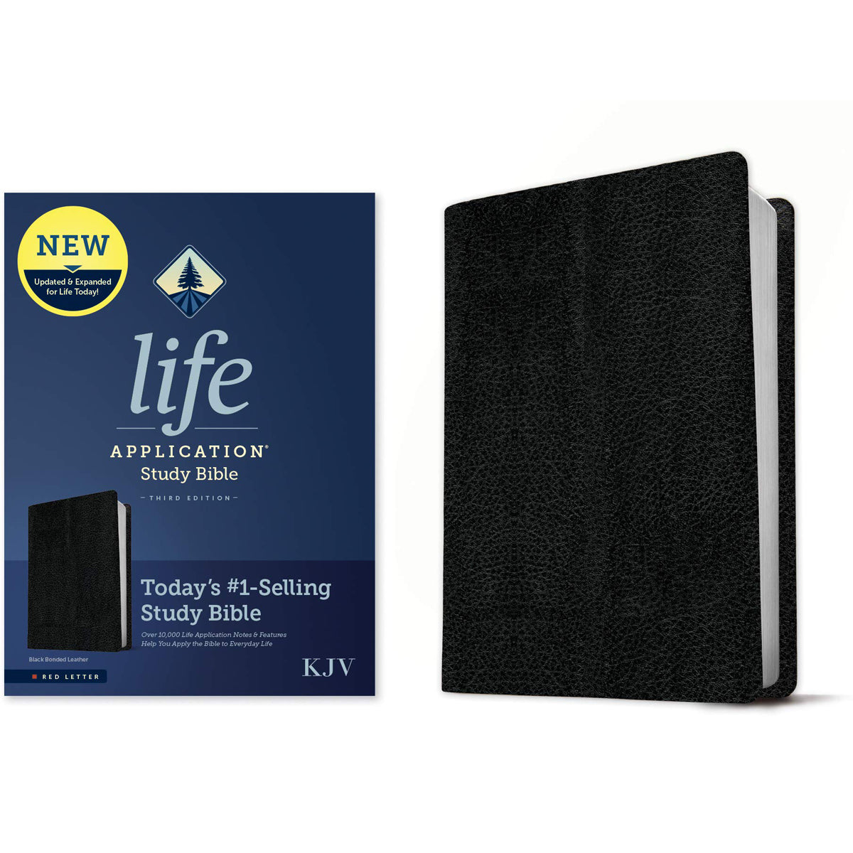 KJV Life Application Study Bible, Third Edition, Red Letter, Black (Bonded Leather)