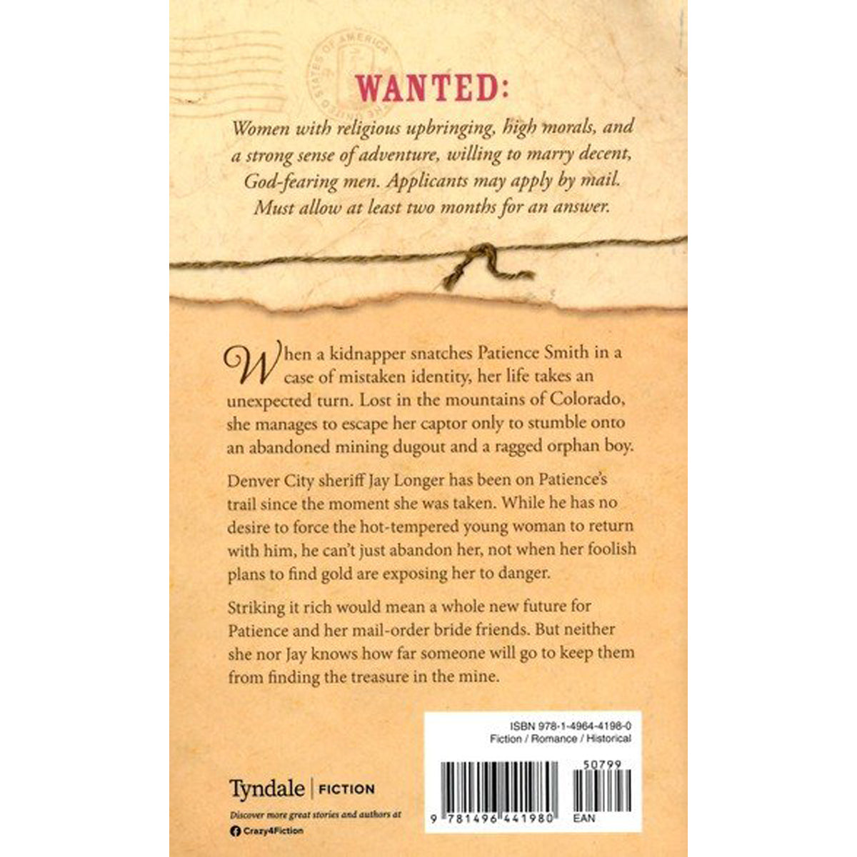 Patience (Brides Of The West)(Mass Market Paperback)