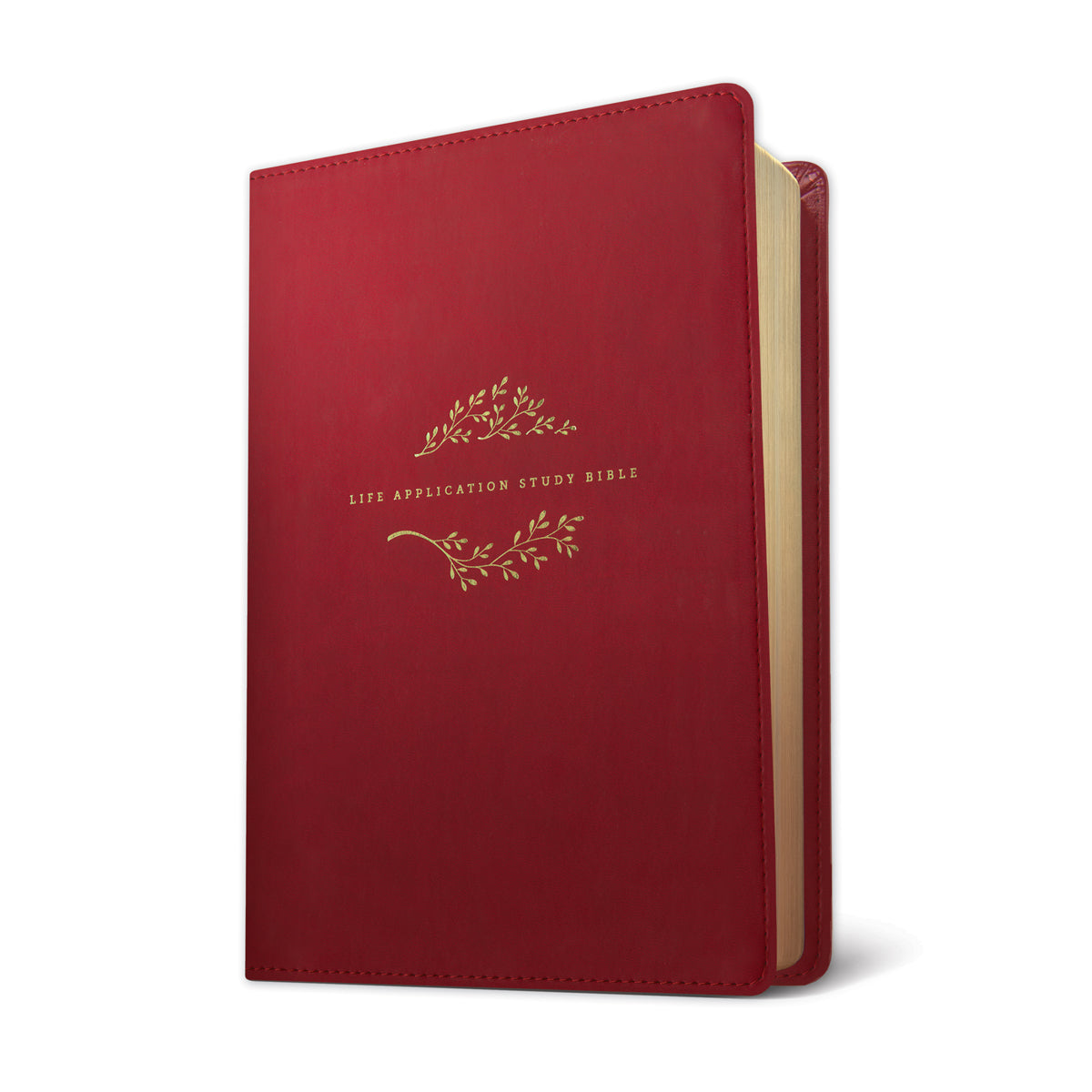 NLT Life Application Study Bible, Third Edition Large Print Red Letter Berry (Imitation Leather)
