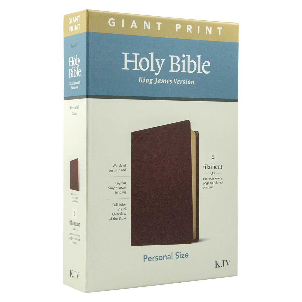 KJV Personal Size Filament Enabled Bible Giant Print (Genuine Leather)